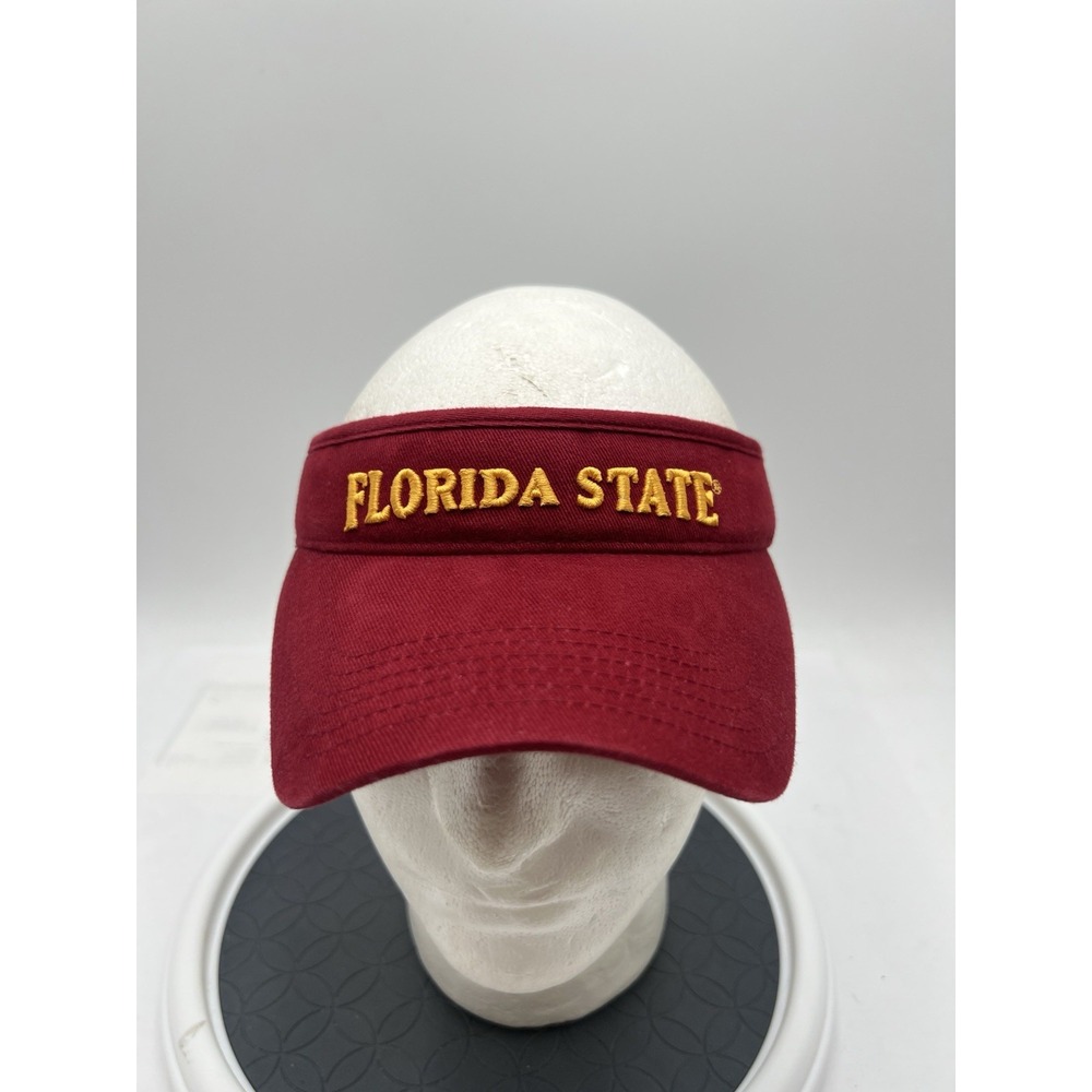 Florida State Seminoles Visor Garnet Gold Twins Enterprise Adjustable FSU Noles